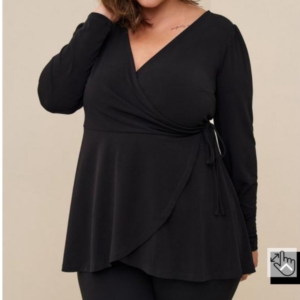 NWT torrid surplice wrap top